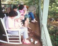 Dottie with Rene,Fran with T.J,Carolyn with Stevie