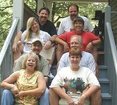 Back row:Mary,Roy,Dottie,Greg, Front row:Evie,Paul,Dave,Carla